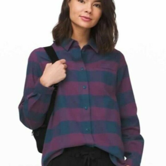Lululemon | Full Day Ahead Shirt: Grape Flannel - Picture 1 of 9